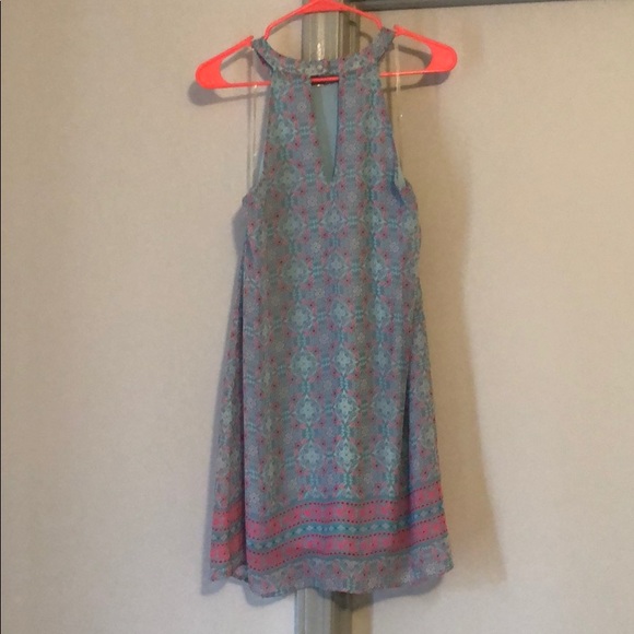 Halter Patterned Dress - Picture 2 of 4